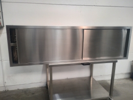 s/s steel hanging cupboard